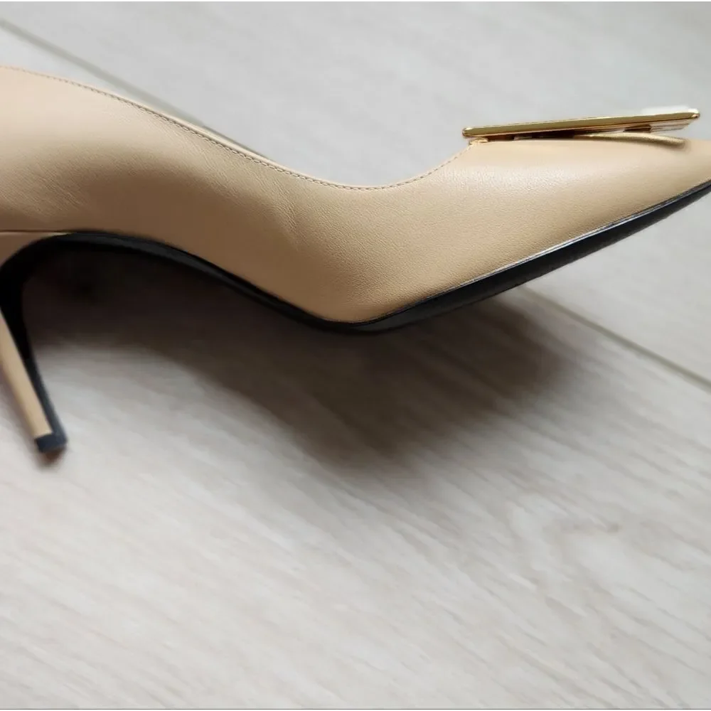 Moschino Patent Leather Block Heel Boot